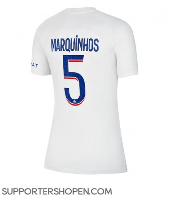 Paris Saint-Germain Marquinhos #5 Tredje Matchtröja Dam 2022-23 Kortärmad